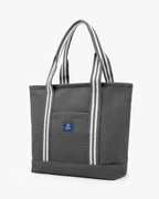 Signature Cotton Dobby Tote Bag with Jacquard Handles