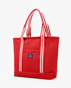 Signature Cotton Dobby Tote Bag with Jacquard Handles