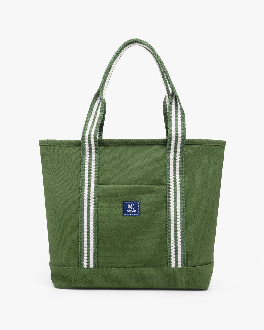 Signature Cotton Dobby Tote Bag with Jacquard Handles