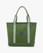 Signature Cotton Dobby Tote Bag with Jacquard Handles