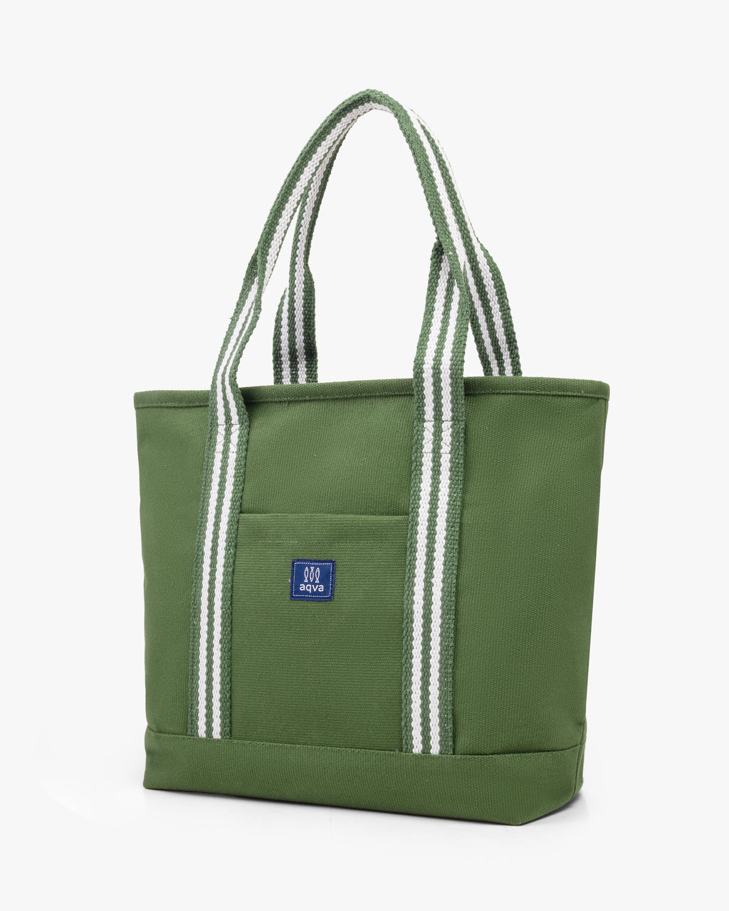 Signature Cotton Dobby Tote Bag with Jacquard Handles