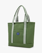 Signature Cotton Dobby Tote Bag with Jacquard Handles