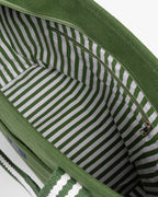 Signature Cotton Dobby Tote Bag with Jacquard Handles