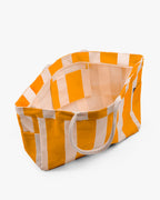 Printed Canvas Large Shoulder Tote Bag