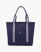 Signature Cotton Dobby Tote Bag with Jacquard Handles