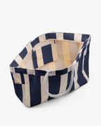 Printed Canvas Large Shoulder Tote Bag