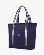 Signature Cotton Dobby Tote Bag with Jacquard Handles