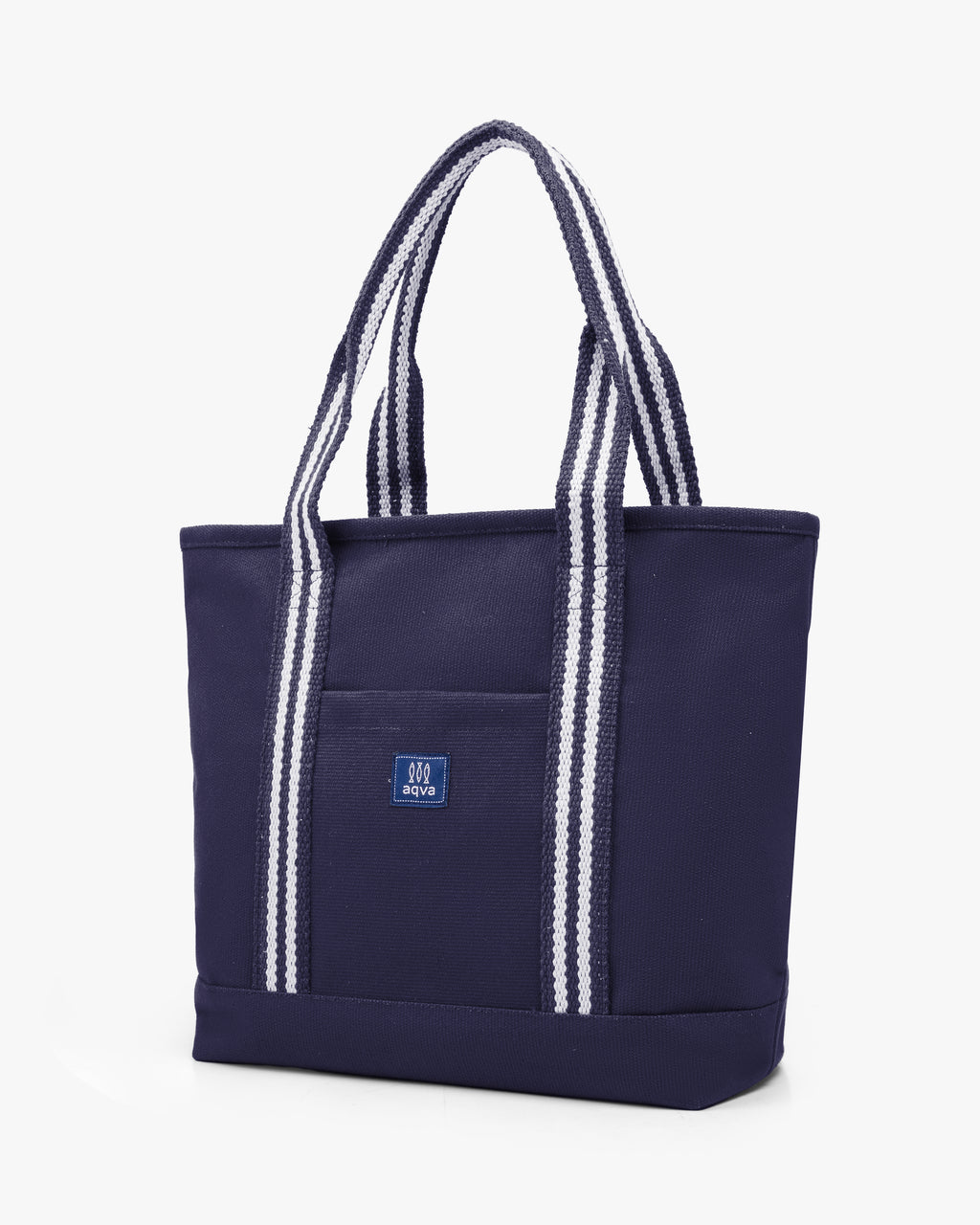 Signature Cotton Dobby Tote Bag with Jacquard Handles