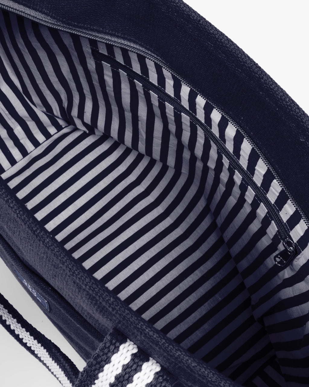 Signature Cotton Dobby Tote Bag with Jacquard Handles