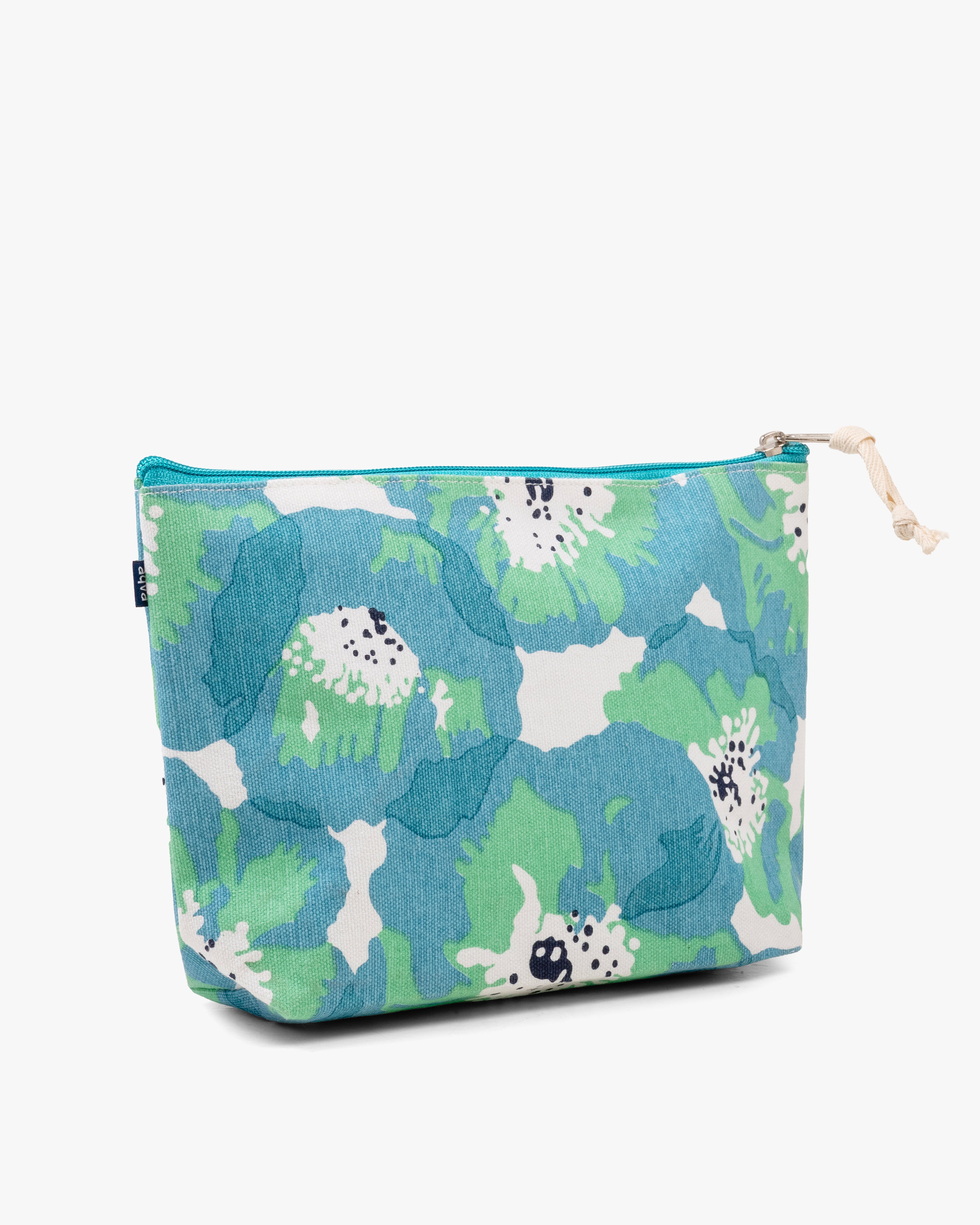 Set of 3 Printed Eco-Friendly Cotton Canvas Pouches