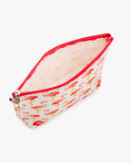 Set of 3 Printed Eco-Friendly Cotton Canvas Pouches