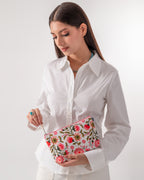 Set of 3 Printed Eco-Friendly Cotton Canvas Pouches