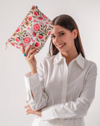 Set of 3 Printed Eco-Friendly Cotton Canvas Pouches