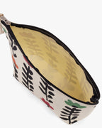 Set of 3 Printed Eco-Friendly Cotton Canvas Pouches