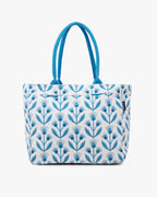 Printed Canvas Medium Shoulder Tote Bag