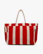 Printed Canvas Large Shoulder Tote Bag