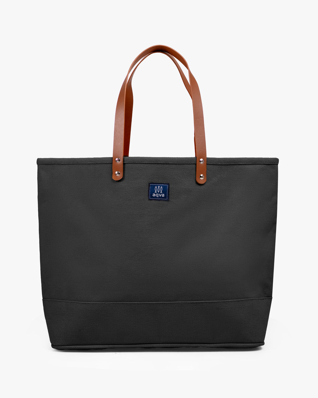 Solid Cotton Dobby Tote Bag