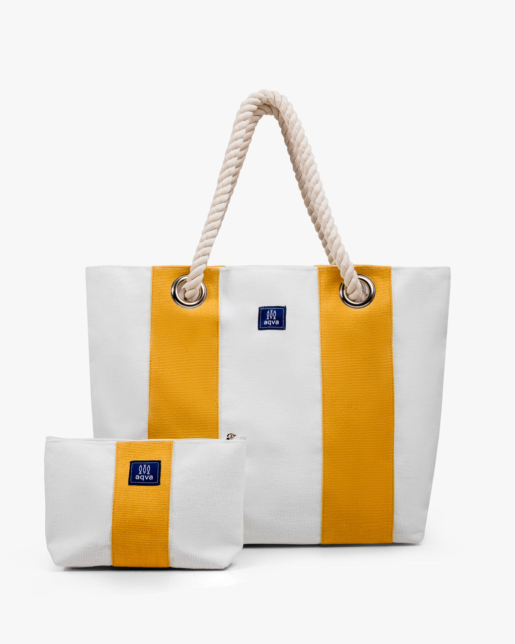 Nautical Rope Tote & Zip Pouch Set