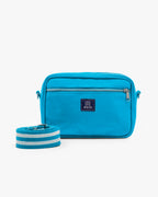 Solid Cotton Dobby Crossbody Sling Bag with Printed Lining