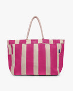Printed Canvas Large Shoulder Tote Bag