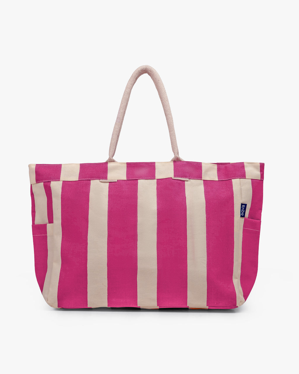 Printed Canvas Large Shoulder Tote Bag