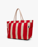 Printed Canvas Large Shoulder Tote Bag