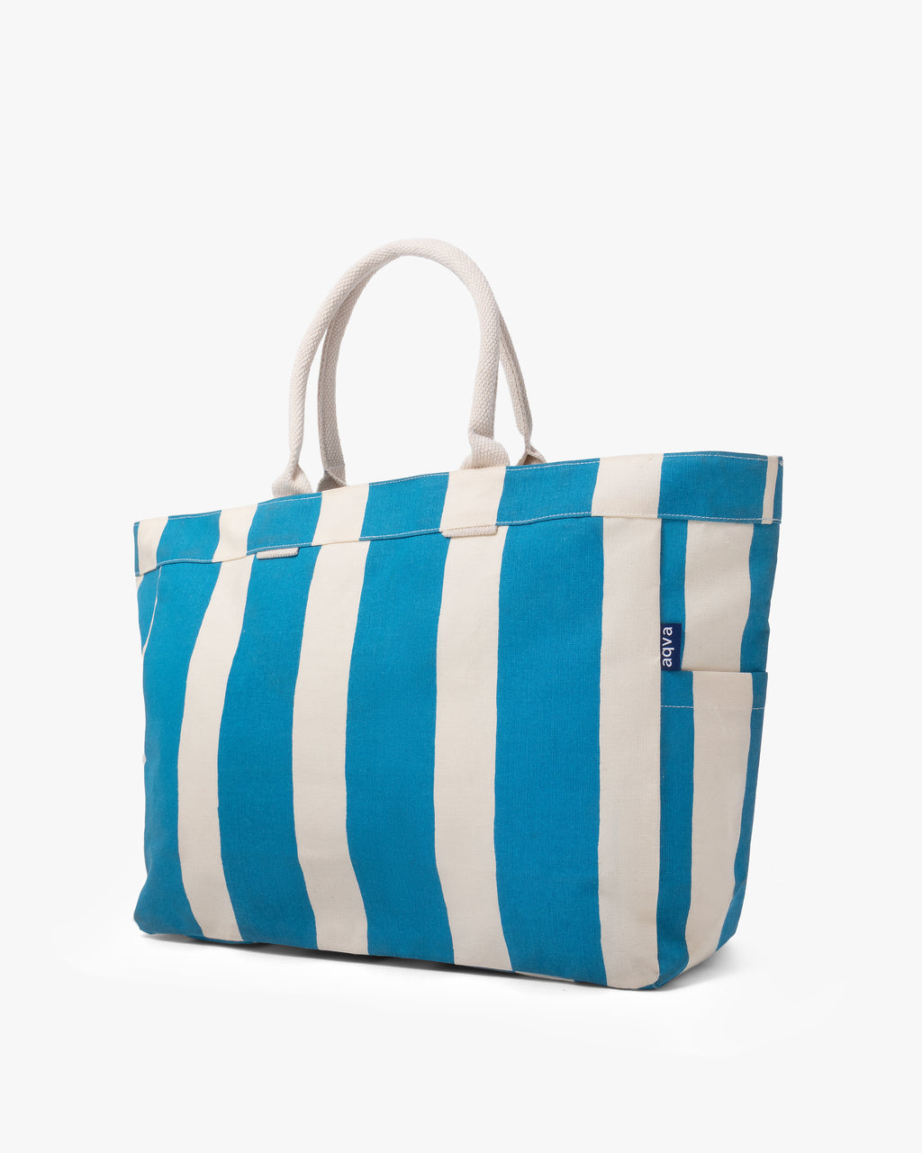 Printed Canvas Large Shoulder Tote Bag