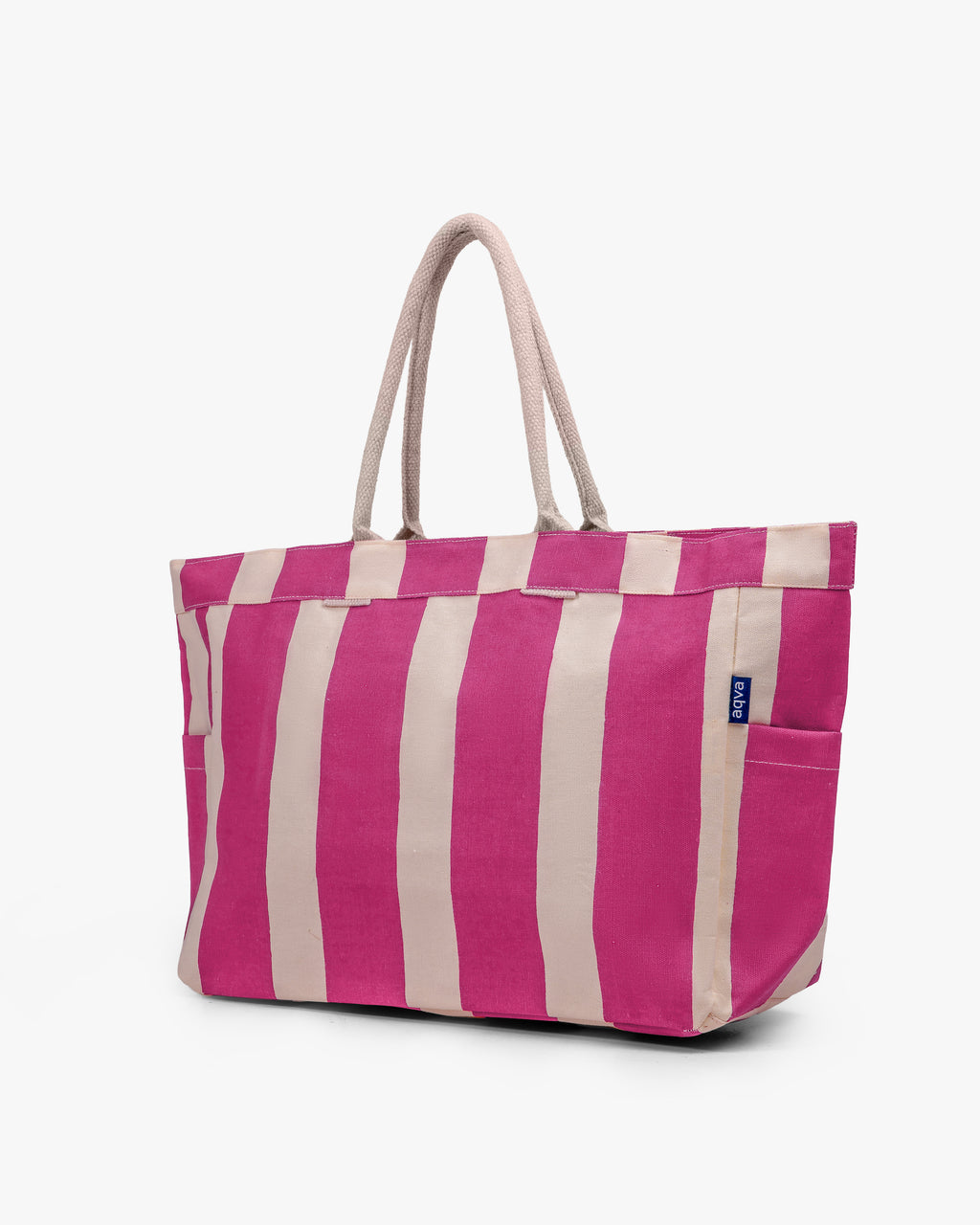 Printed Canvas Large Shoulder Tote Bag