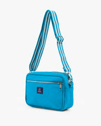 Solid Cotton Dobby Crossbody Sling Bag with Printed Lining