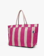 Printed Canvas Large Shoulder Tote Bag