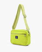 Solid Cotton Dobby Crossbody Sling Bag with Printed Lining