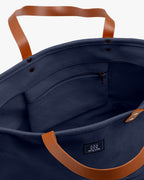 Solid Cotton Dobby Tote Bag