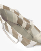 Printed Canvas Large Shoulder Tote Bag