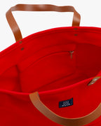 Solid Cotton Dobby Tote Bag