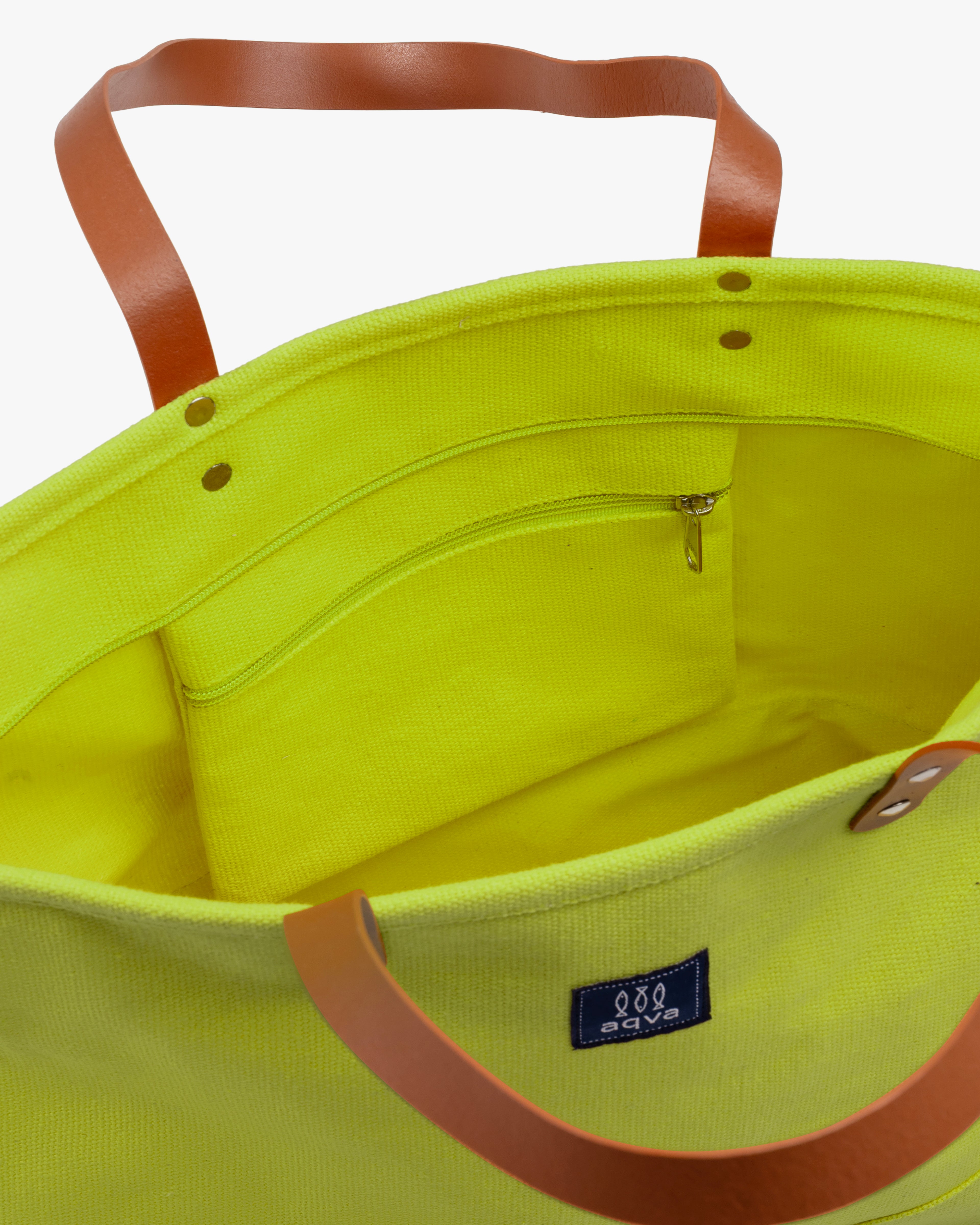 Solid Cotton Dobby Tote Bag