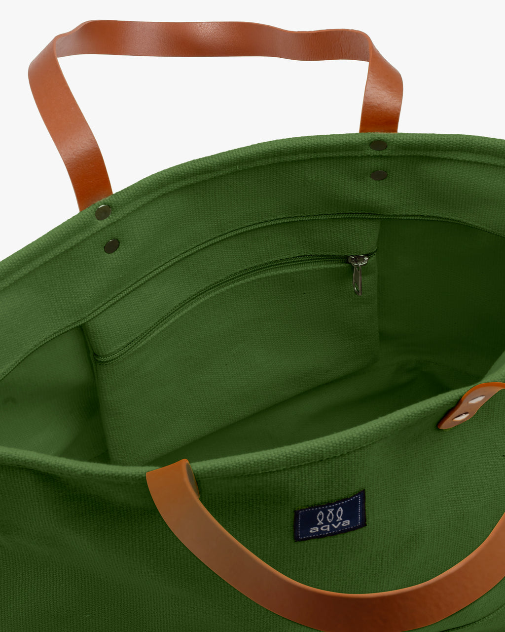 Solid Cotton Dobby Tote Bag